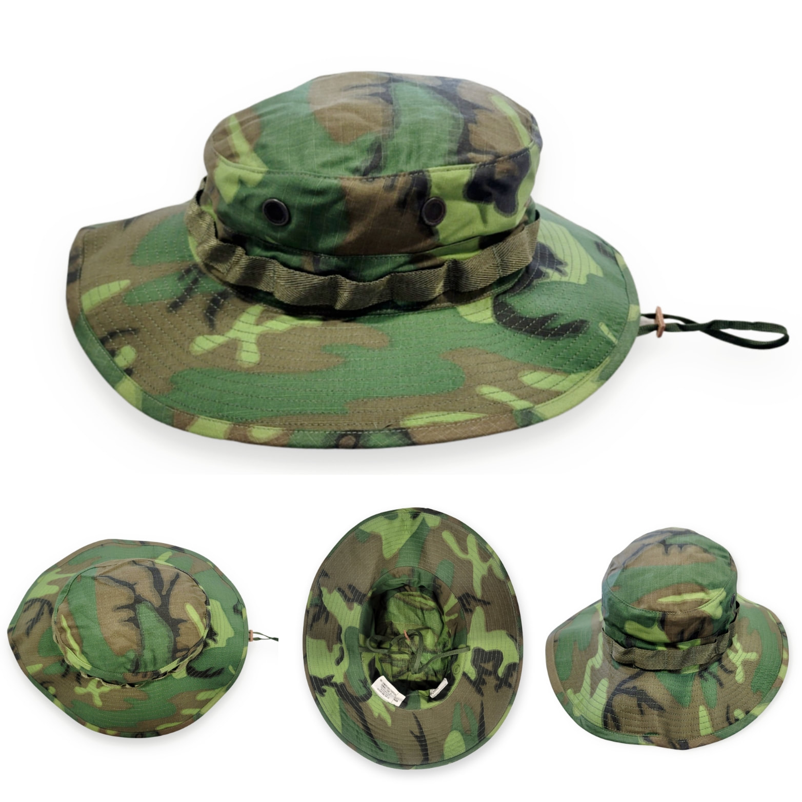 ERDL Green Dominant Boonie Hat in 6 7/8 only | 0241TACTICAL